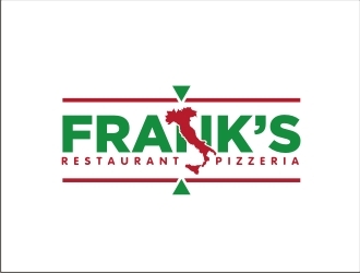 Franks Pizzeria Restaurant logo design by GURUARTS