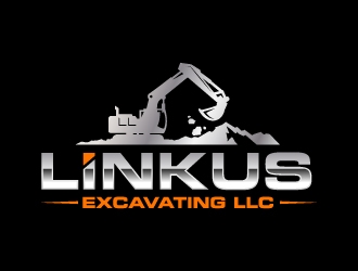 Linkus Excavating LLC  logo design by jaize