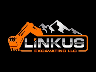 Linkus Excavating LLC  logo design by jaize