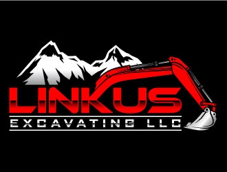 Linkus Excavating LLC  logo design by daywalker