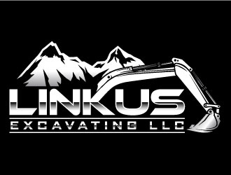 Linkus Excavating LLC  logo design by daywalker