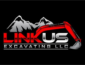 Linkus Excavating LLC  logo design by daywalker