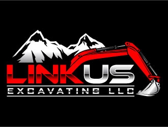 Linkus Excavating LLC  logo design by daywalker