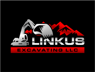Linkus Excavating LLC  logo design by cintoko