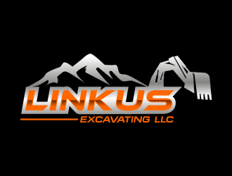 Linkus Excavating LLC  logo design by qqdesigns