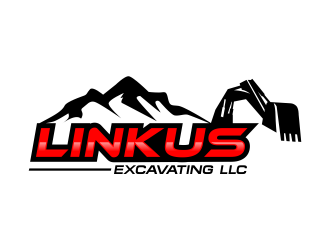 Linkus Excavating LLC  logo design by qqdesigns