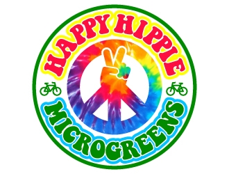 Happy Hippie Microgreens logo design by jaize