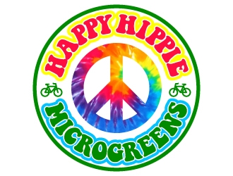 Happy Hippie Microgreens logo design by jaize