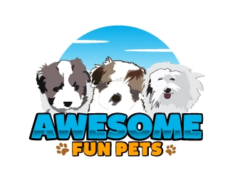 Awesome Fun Pets logo design by AamirKhan