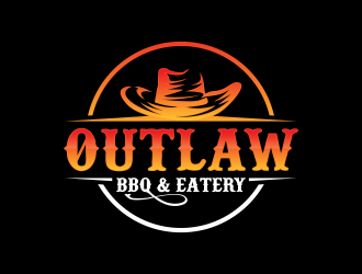 Outlaw BBQ & Eatery logo design by restuti