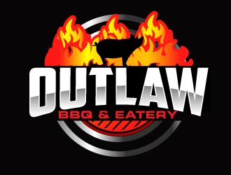 Outlaw BBQ & Eatery logo design by AamirKhan
