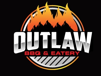 Outlaw BBQ & Eatery logo design by AamirKhan