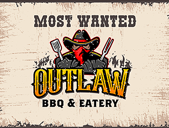 Outlaw BBQ & Eatery logo design by scriotx