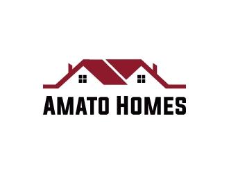 Amato Homes logo design by aryamaity