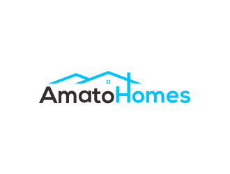 Amato Homes logo design by Asani Chie
