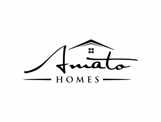 Amato Homes logo design by Msinur