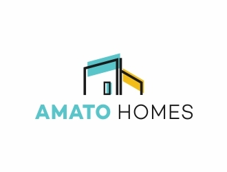 Amato Homes logo design by Alfatih05