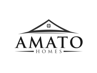 Amato Homes logo design by Inlogoz
