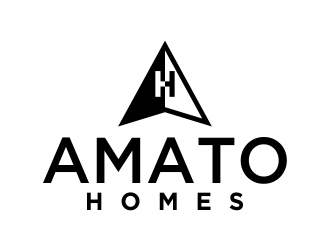 Amato Homes logo design by cikiyunn