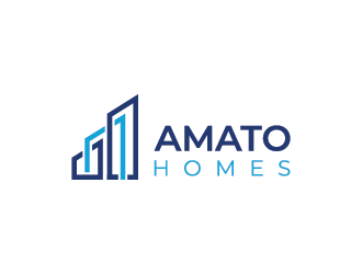 Amato Homes logo design by mhala