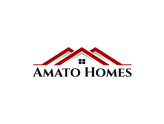 Amato Homes logo design by thegoldensmaug