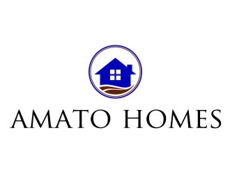 Amato Homes logo design by jetzu