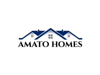 Amato Homes logo design by thegoldensmaug