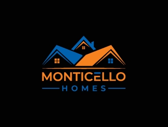 Monticello Homes logo design by aryamaity