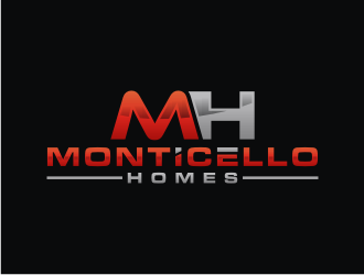 Monticello Homes logo design by bricton