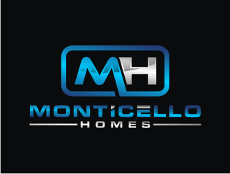 Monticello Homes logo design by bricton