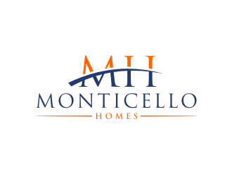 Monticello Homes logo design by bricton