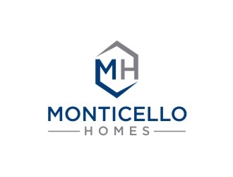 Monticello Homes logo design by Franky.