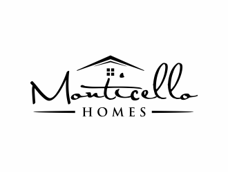 Monticello Homes logo design by Msinur