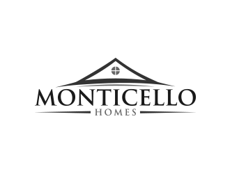 Monticello Homes logo design by Inlogoz