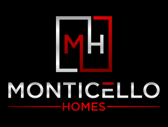 Monticello Homes logo design by eagerly