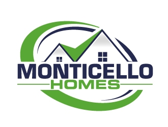 Monticello Homes logo design by AamirKhan