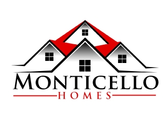 Monticello Homes logo design by AamirKhan