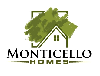 Monticello Homes logo design by AamirKhan
