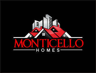 Monticello Homes logo design by bosbejo