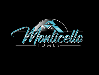 Monticello Homes logo design by bosbejo