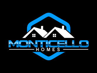 Monticello Homes logo design by bosbejo