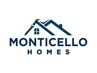 Monticello Homes logo design by cikiyunn
