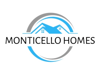 Monticello Homes logo design by jetzu