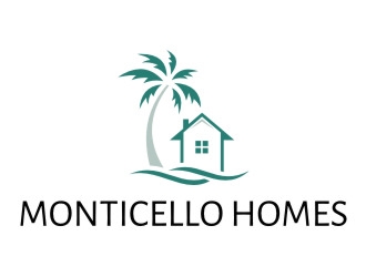 Monticello Homes logo design by jetzu