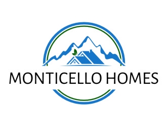 Monticello Homes logo design by jetzu