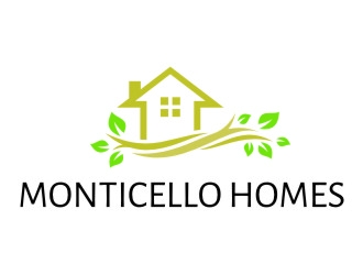 Monticello Homes logo design by jetzu