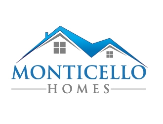 Monticello Homes logo design by STTHERESE