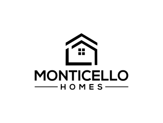 Monticello Homes logo design by RIANW