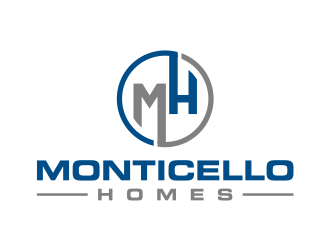 Monticello Homes logo design by cintoko