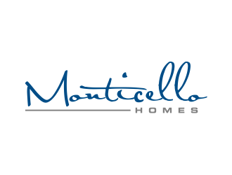 Monticello Homes logo design by cintoko